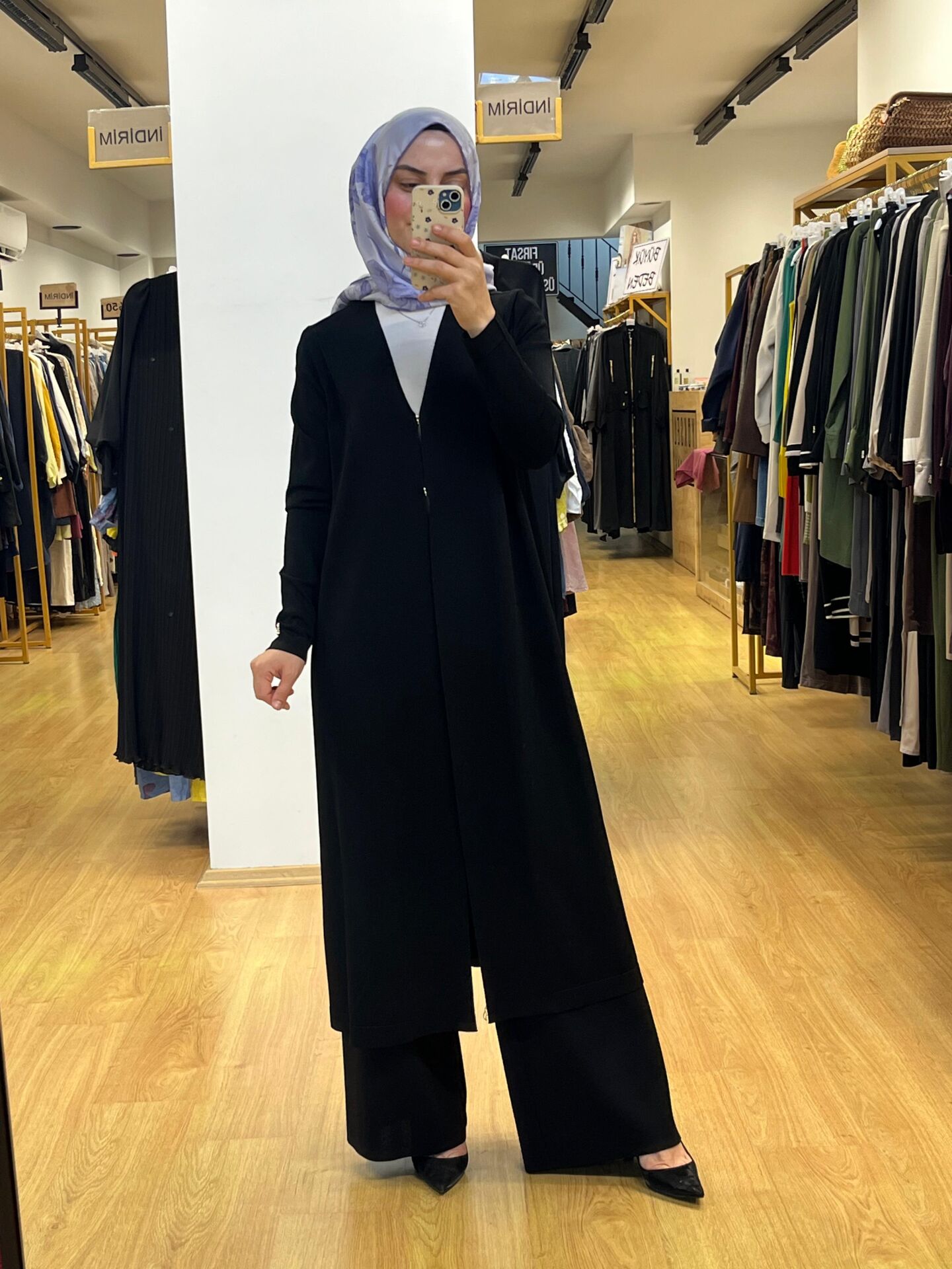 MissDalida Düz Renk Uzun Triko Hırka T25PF-9003