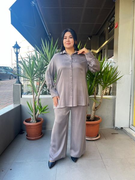 MissDalida Hakim Yaka Kupro Gömlek T25K-3001-BB
