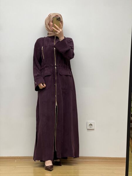 MissDalida Beli Büzgülü Cupro Ferace T25Y-8013