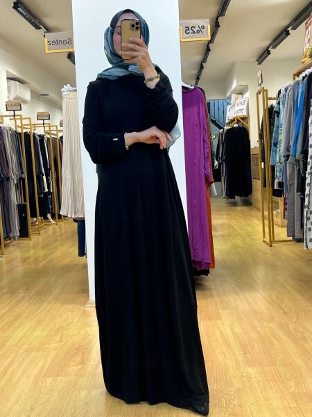 MissDalida A Kesim Yuvarlak Yaka Elbise T25Y-4070