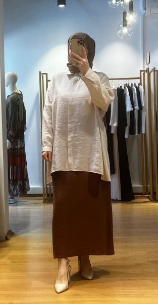 QooQ Store Yarasa Kol Gömlek 24SS270