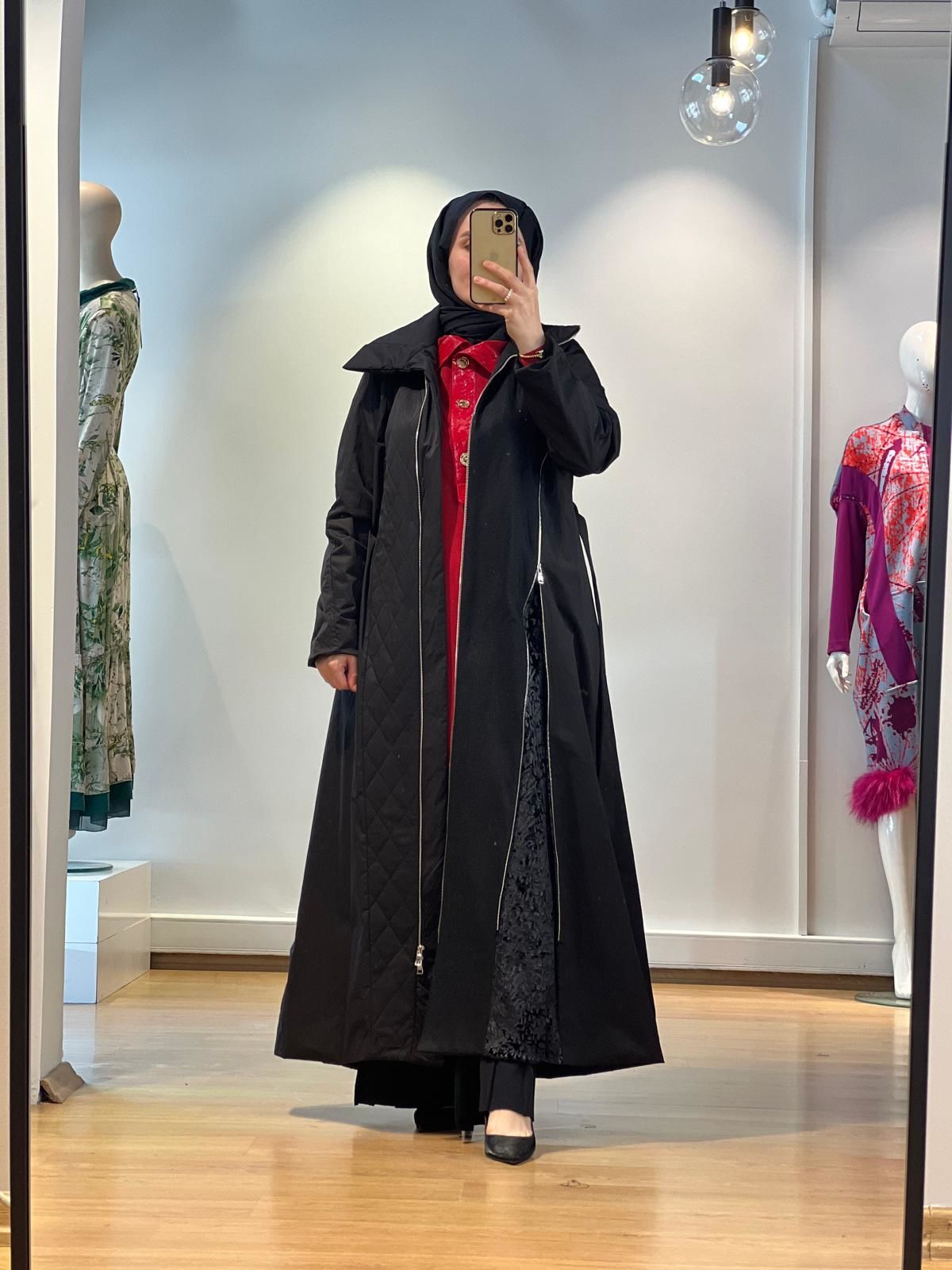 MissWhence Fermuar Detaylı Pardesü 25K-36514