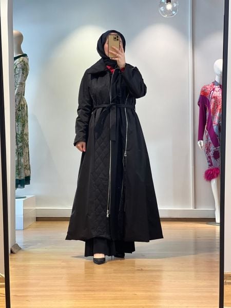 MissWhence Fermuar Detaylı Pardesü 25K-36514