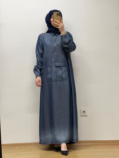 MissWhence Tensel Kot Elbise 37804