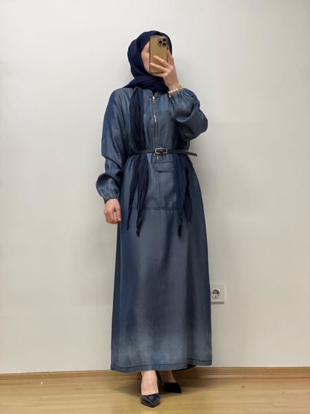 MissWhence Tensel Kot Elbise 37804