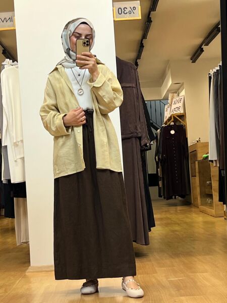 QooQ Lin Gömlek 25SS212