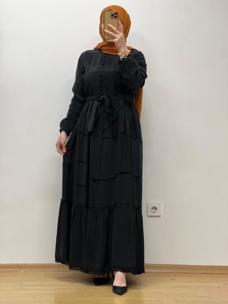 MissWhence Cupro Elbise 25Y-37809