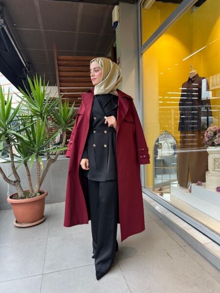 Jamıla Sarah Karmen Trenç FW26-4203