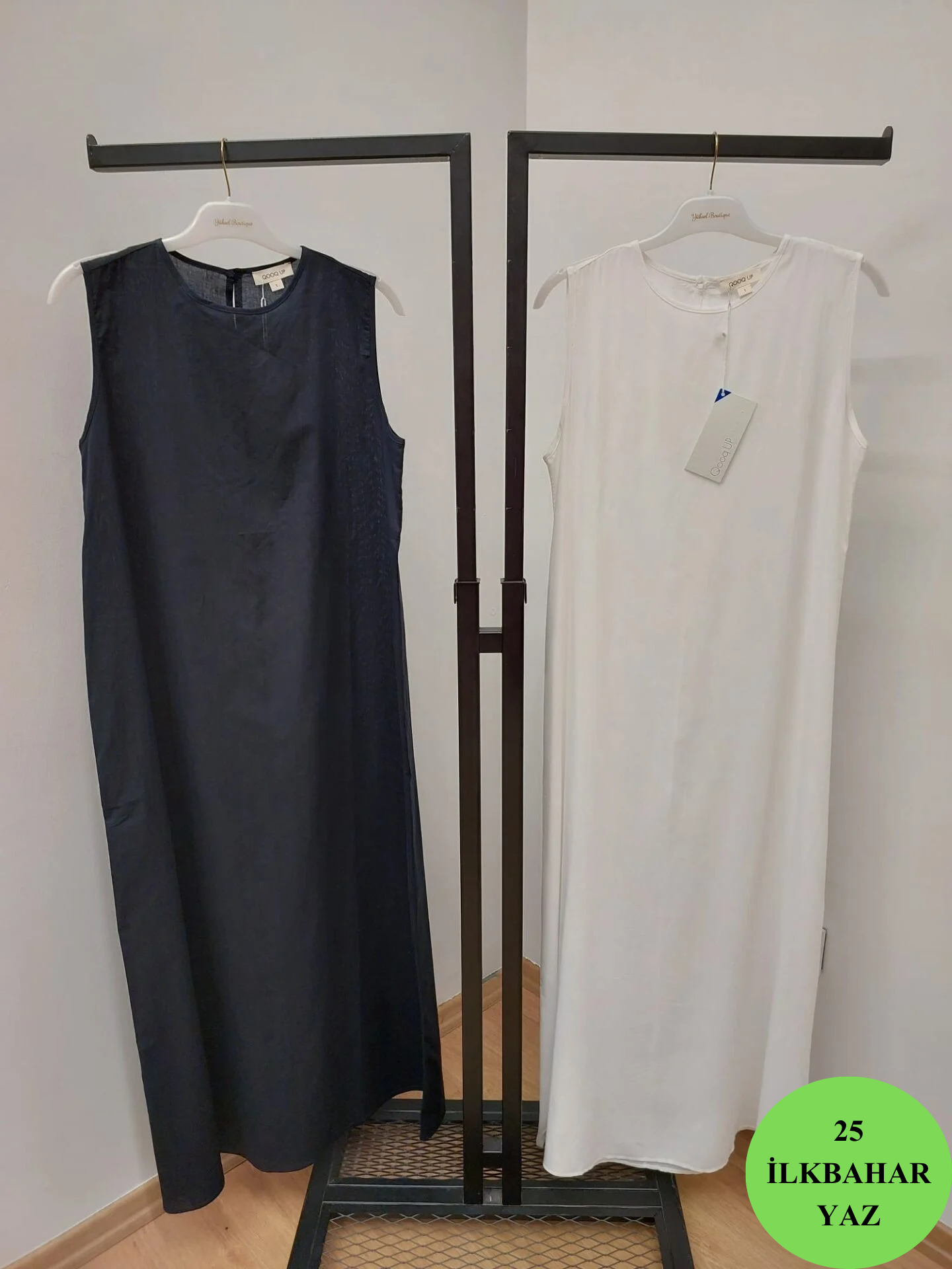 QooQ Uzun Kolsuz İçlik 25SS450