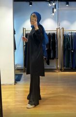 MissWhence İspanyol Paça Bambu Penye Pantolon 35114