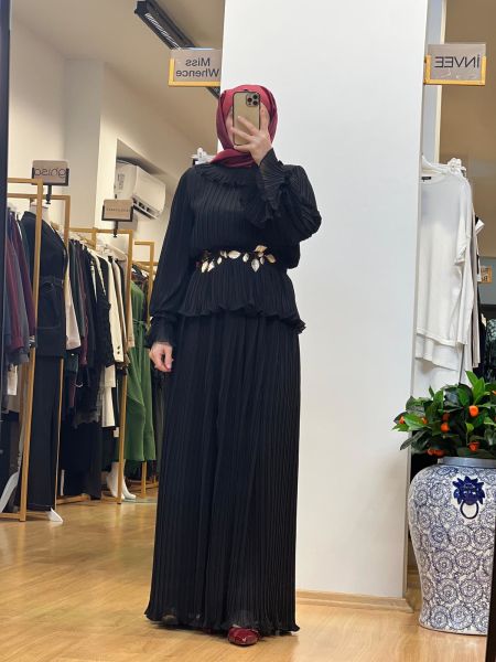 Jamıla Sarah Nefise Elbise SS25-3101