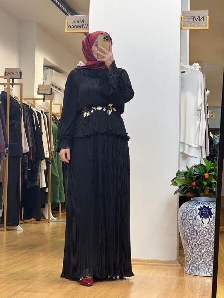 Jamıla Sarah Nefise Elbise SS25-3101-BB