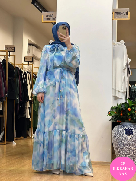 Jamıla Sarah Lale Elbise SS25-3076