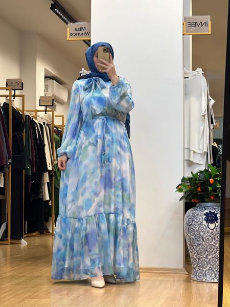 Jamıla Sarah Lale Elbise SS25-3076