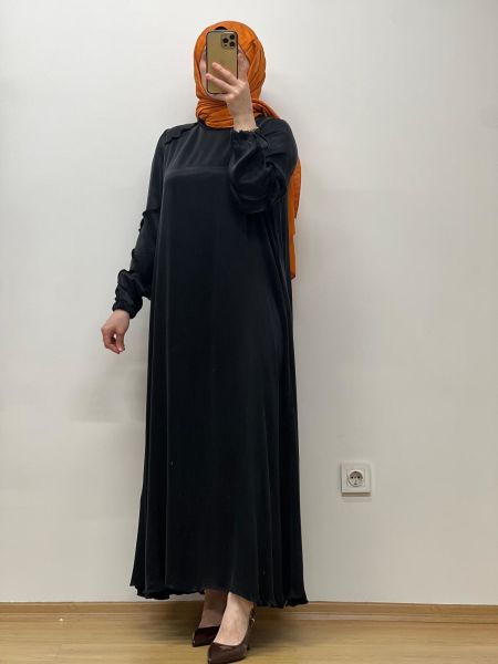 MissWhence Cupro Elbise 25Y-37801