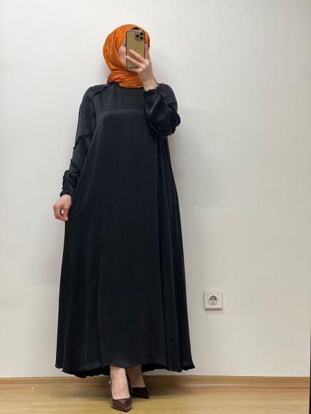 MissWhence Cupro Elbise 25Y-37801