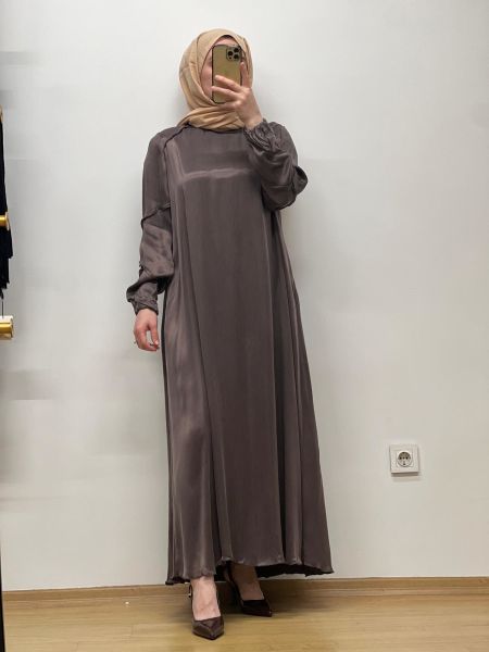 MissWhence Cupro Elbise 37801