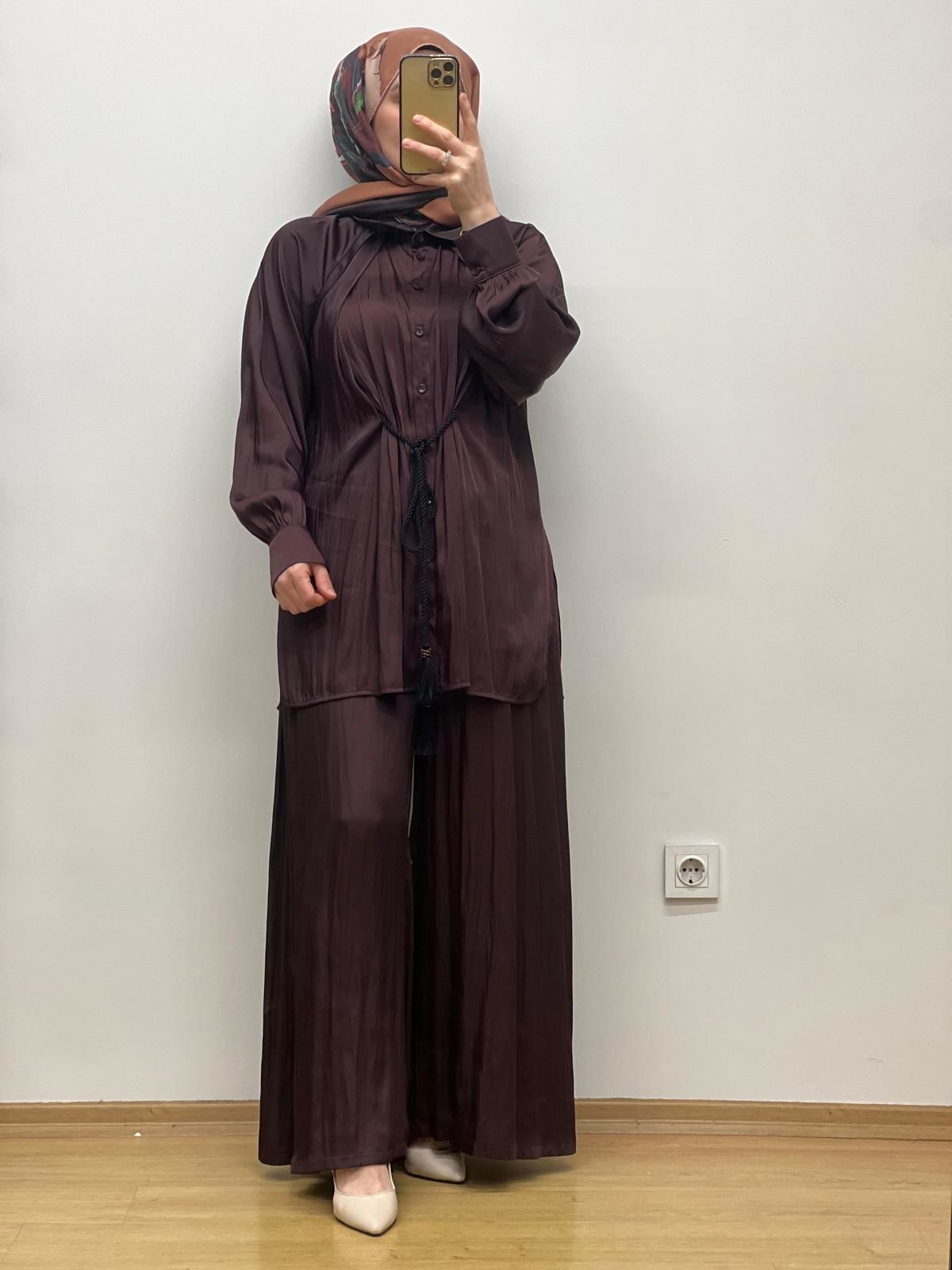 Almarwah Black Pantolonlu Takım 202747