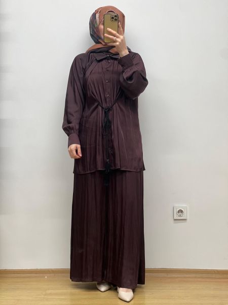 Almarwah Black Pantolonlu Takım 202747