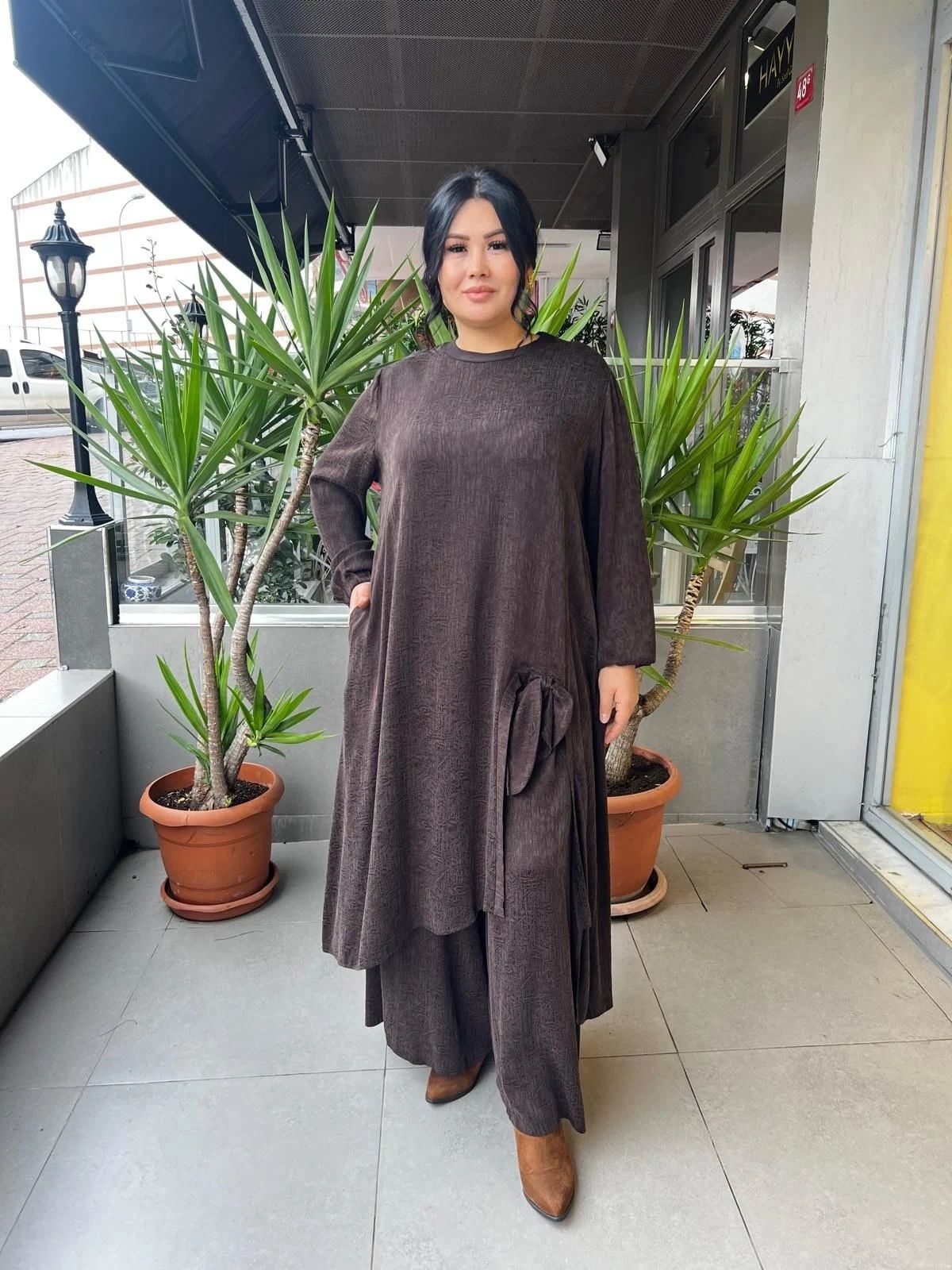 MissWhence İpek Tunik Takım 36019-BB