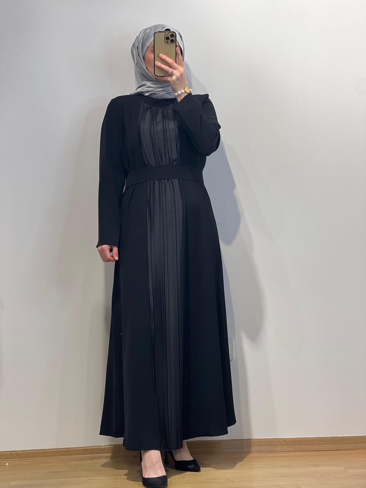 Almarwah Black Elbise 25Y-90472