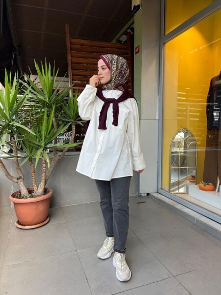 QooQ Poplin Gömlek 26FW200