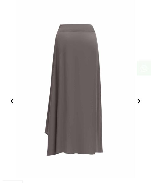 MissDalida Asimetrik Kesim Cupro Etek 25Y-2009