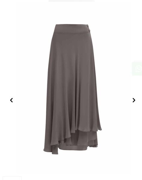 MissDalida Asimetrik Kesim Cupro Etek 25Y-2009