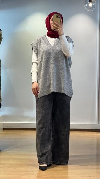 QooQ Store Wake Jean Siyah Pantolon 25FW303