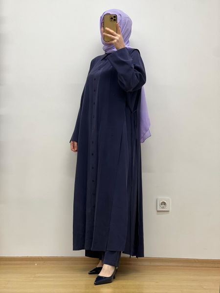 QooQ Azure Gömlek 25SS-218