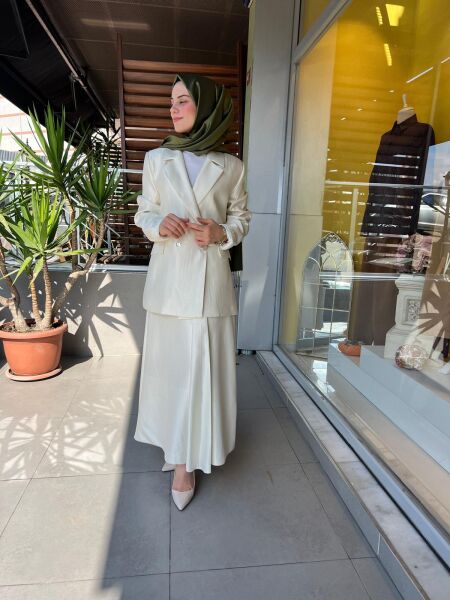 QooQ İnci Etek 25SS-536