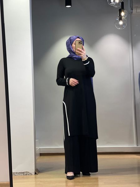 MissDalida Bol Paça Triko Pantolon 25Y-7001