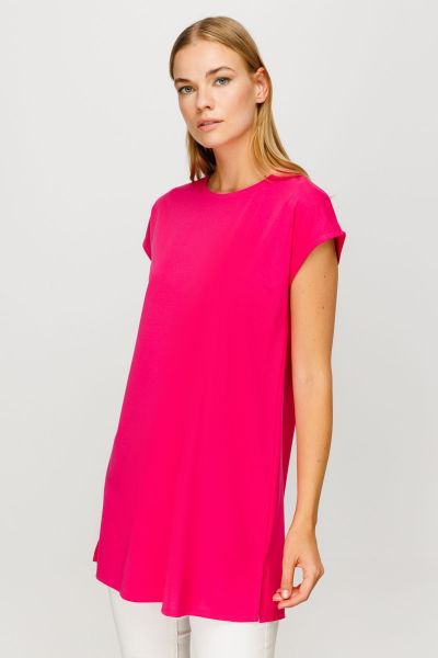 On Fashion Sıfır Yaka Basic Tunik 23Y16553