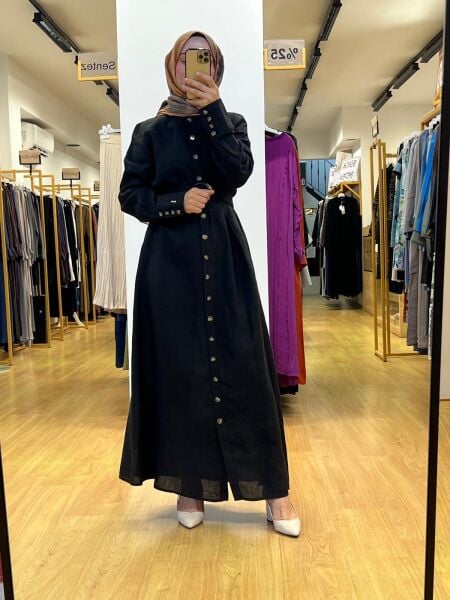 MissDalida Keten Elbise T25Y-8018