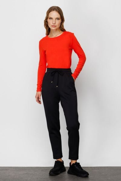 On Triko Yüksel Bel Eşofman Altı 24K24354