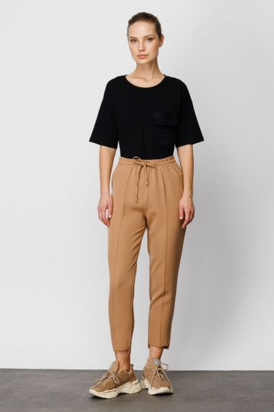 On Triko Dikiş Detaylı Pantolon 24K24133
