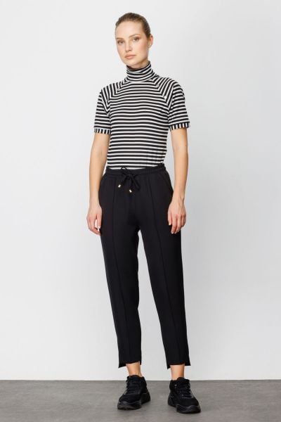 On Triko Dikiş Detaylı Pantolon 24K24133