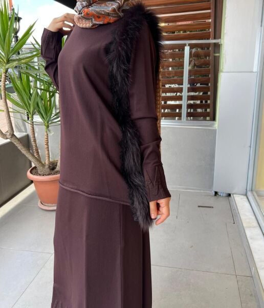 MissWhence Triko Tunik Camel Miss268