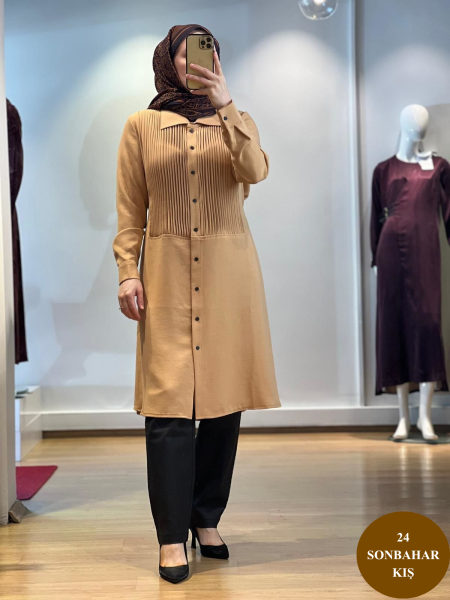 MissWhence Nervürlü Gömlek 34301