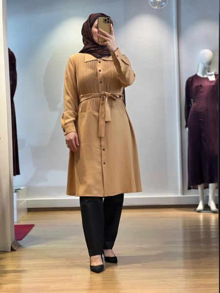 MissWhence Nervürlü Gömlek 34301