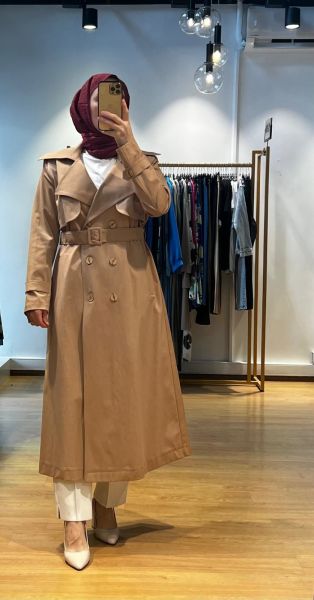 Almarwah Black Trençkot 404821