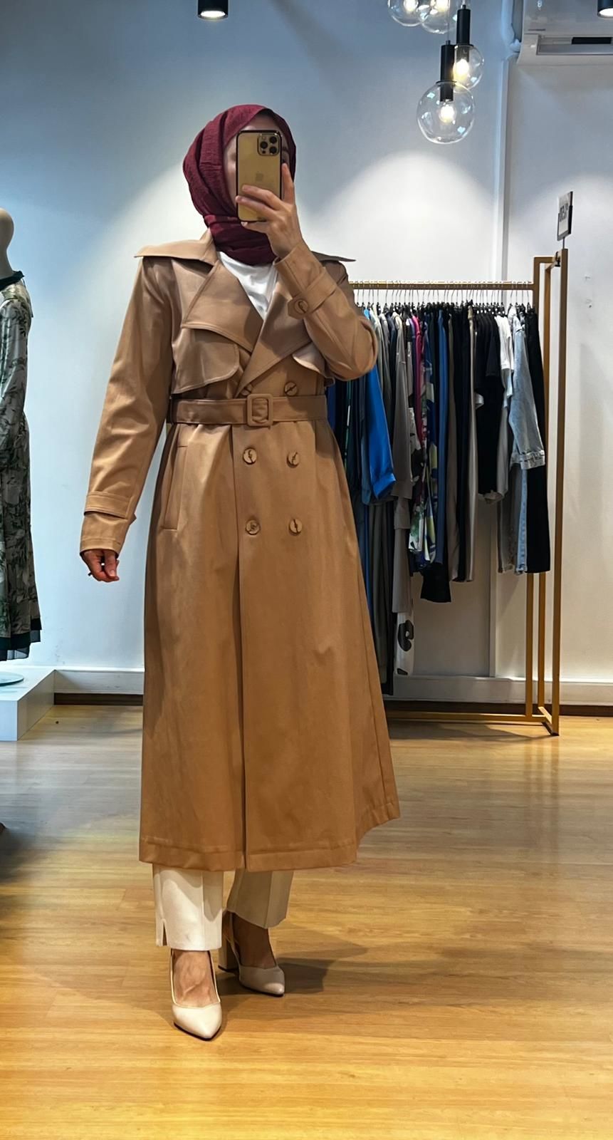 Almarwah Black Trençkot 404821