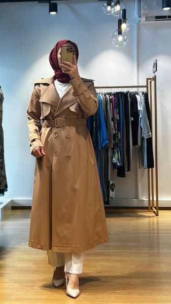 Almarwah Black Trençkot 404821