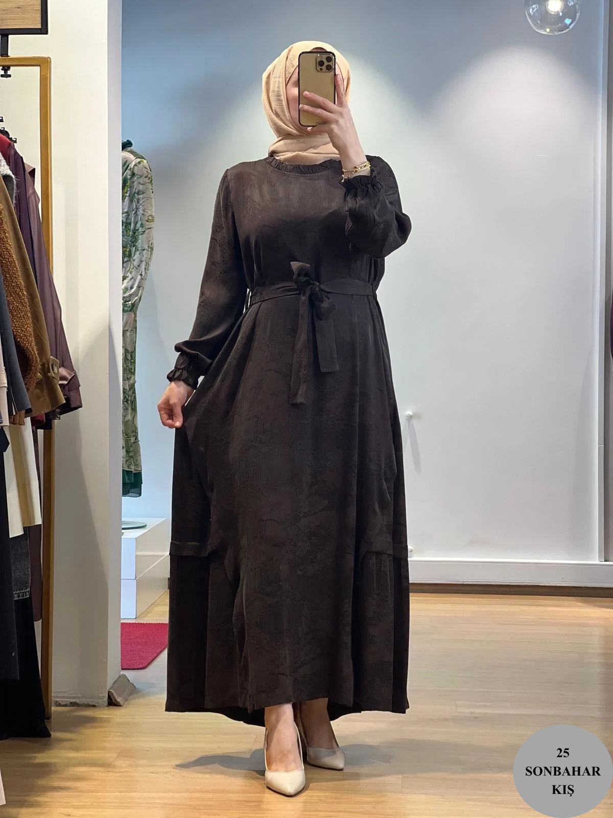 MissWhence Jakar Cupro Elbise 36829