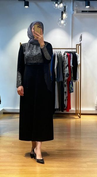 Almarwah Black Elbise 25K-303784