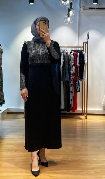 Almarwah Black Elbise 25K-303784