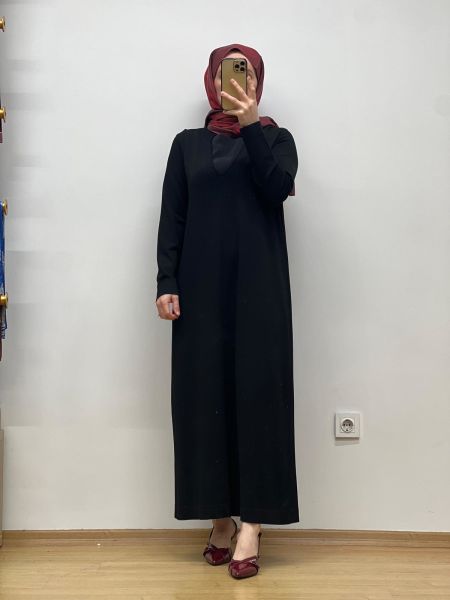 MissDalida Çiçek Broşlu Triko Elbise 25Y-4041