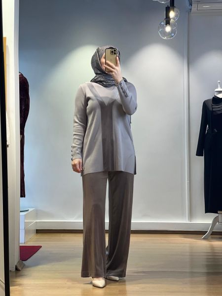 MissDalida Kadife Bol Paça Pantolon T24K-7005