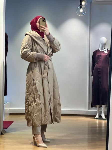 MissWhence Fermuar Detaylı Şişme Mont 36522