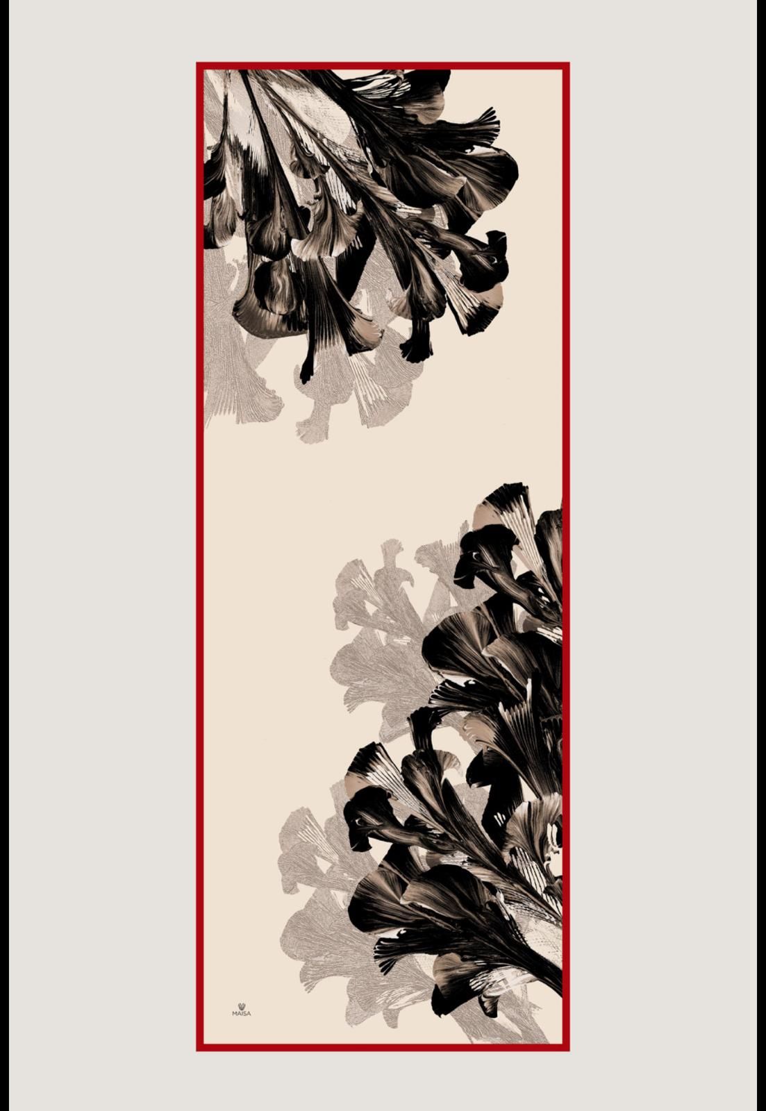 Mira Pamuk İpek Şal 70x190cm